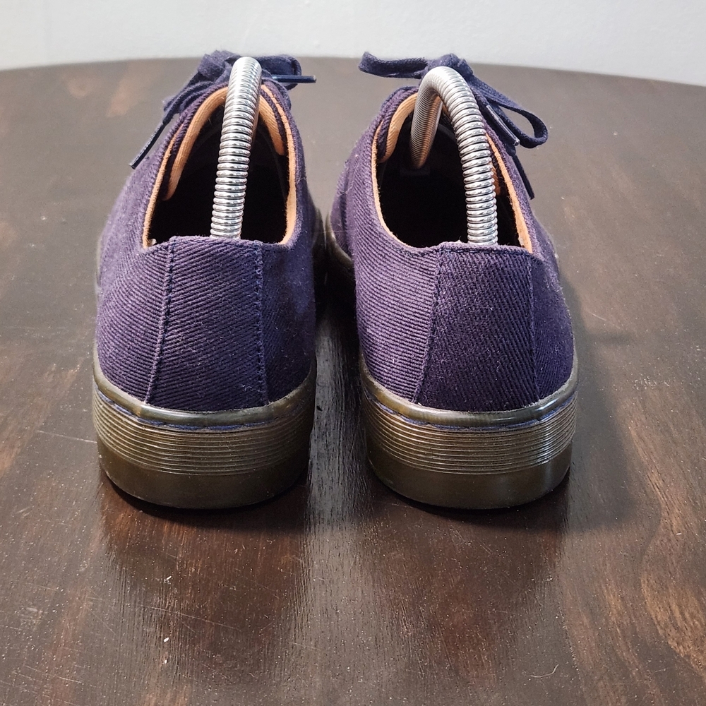 Dr. Martens Gizelle Lace Up Shoes Sneakers NavyCanvas Air Cushion/EUC Women's 8M - Picture 4 of 8